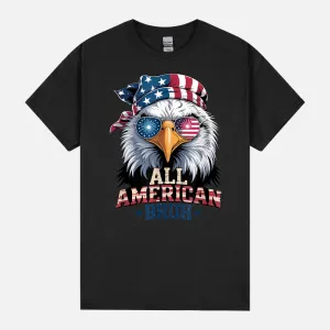 American Flag Bruh Dabbing Eagle Men Boys 4th of July Unisex T-Shirt