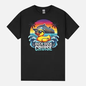 Duck Duck Cruise Funny Family Cruising Matching Group Unisex T-Shirt