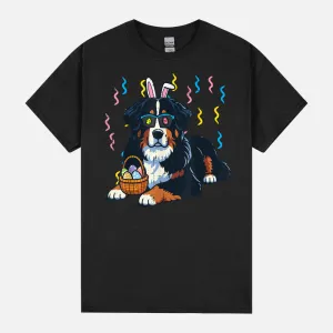 Easter Bernese Mountain Dog Dog Egg Hunt Men Women Kids Unisex T-Shirt