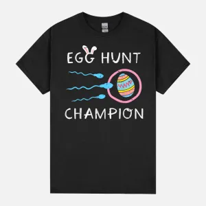 Easter Egg Hunt Champion Sperm Pregnancy Announce Dad Men Unisex T-Shirt