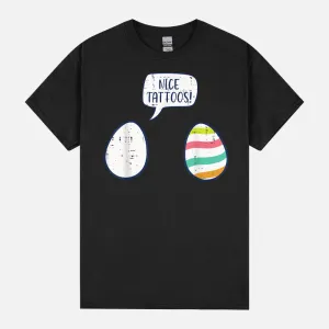Easter Eggs Nice Tattoo Funny Dye Egg Hunt Men Women Kids Unisex T-Shirt