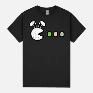 Easter Gamer Bunny Eating Eggs Video Gaming Boys Kids Men Unisex T-Shirt