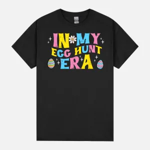 Easter In My Egg Hunt Era Funny Groovy Boys Girls Kids Youth Unisex T-Shirt