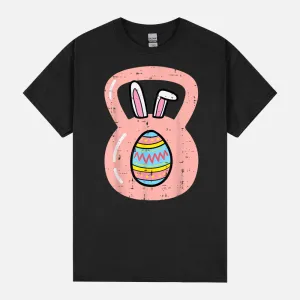 Easter Kettlebell Workout Gym Fitness Exercise Women Men Kid Unisex T-Shirt