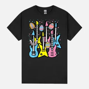 Easter Rocker Guitars Rock Music Men Boys Kids Teens Youth Unisex T-Shirt
