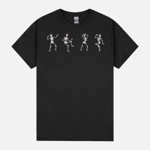 Easter Skeleton Bunny egg Hunt skeleton Dancing Kids Men Raglan Baseball Tee Unisex T-Shirt