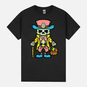 Easter Skeleton Eggs Basket Skull Dad Men Women Kids Boys Unisex T-Shirt