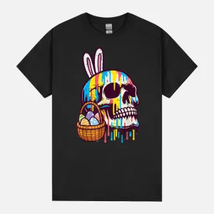 Easter Skull Skeleton Cool Egg Hunt Men Women Kids Unisex T-Shirt