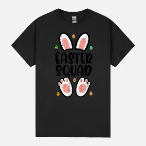 Easter Squad Bunny Eggs Funny Family Matching Men Women Kids Unisex T-Shirt