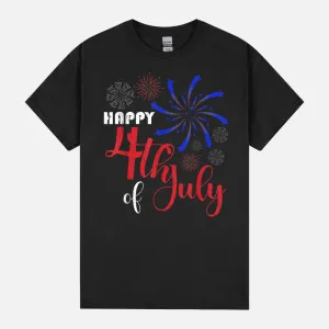 Fireworks Patriotic American United States Happy 4th Of July Unisex T-Shirt
