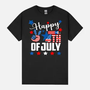 Happy 4th Of July Patriotic American US Flag 4th Of July Unisex T-Shirt