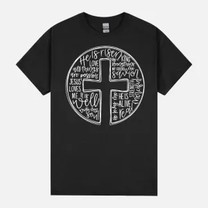 He is Risen Easter Day Christian Cross Jesus Resurrection Premium Unisex T-Shirt