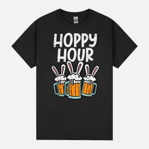 Hoppy Bunny Rabbit Ear Funny Happy Easter Day Men Women Unisex T-Shirt