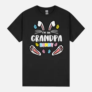 Im Grandpa Bunny Rabbit Easter Family Matching Paw Paw Men Unisex T-Shirt