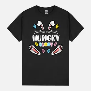 Im Hungry Bunny Funny Easter Matching Family Men Women Kids Unisex T-Shirt