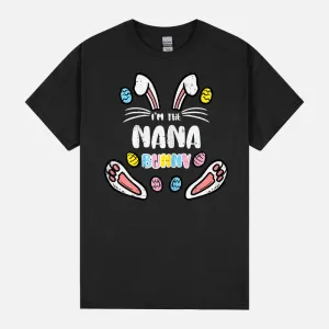 Nana Bunny Easter Matching Family Rabbit Grandma Mimi Women Unisex T-Shirt