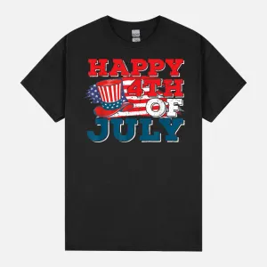 Patriotic American USA Flag Liberty Happy 4th Of July Unisex T-Shirt