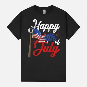 Proud American Freedom Liberty Fireworks Happy 4th Of July Unisex T-Shirt