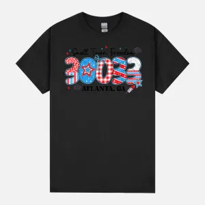 Small Town Freedom Atlanta GA America 4th Of July Unisex T-Shirt